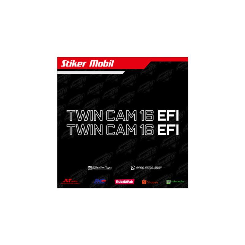 Stiker Twin Cam 16 EFI