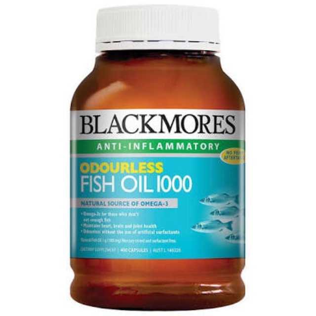Blackmores Odourless Fish Oil 400 Capsules