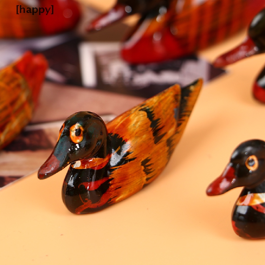 2pcs Holder Sumpit Bentuk Bebek Mandarin Bahan Resin Gaya Vintage Untuk Dekorasi Rumah