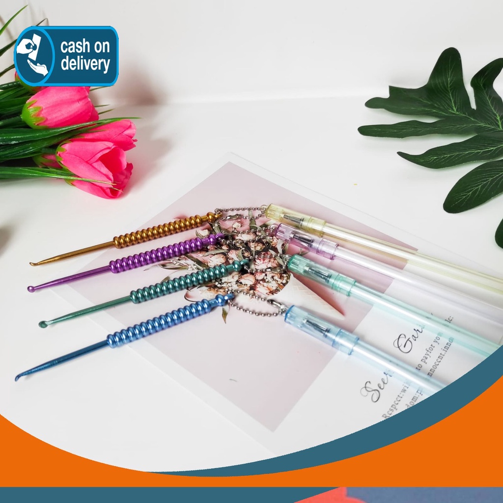 

PULPEN GANTUNGAN KOREK KUPING PEN GEL PENA WARNA WARNI BOLPEN UNIK LUCU