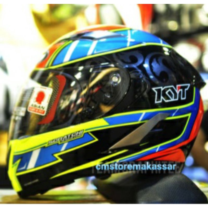 Helm KYT Vendetta 2 Replica Aleix Espargaro Xavier Simeon The Dragon Double Visor Airpump System