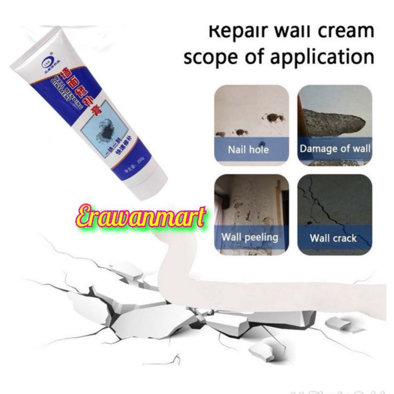 JG - Wall Repair Pasta Dempul Penambal Dinding Cream Instan Water Proof ANTI BOCOR