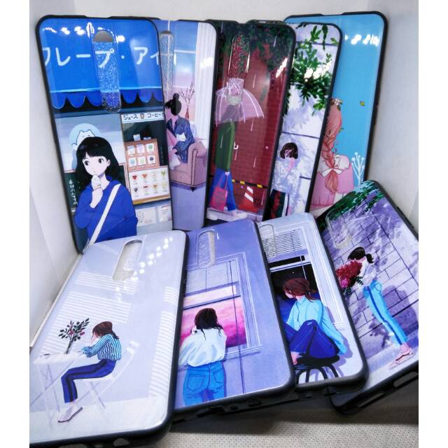 Softcase Fuze Girl galau motif random OPPO F1S/F5/A71/A7/A83/F7/A3s/A57/A37/A33/F11/A5S/F9