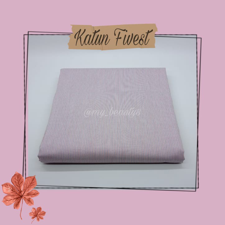 Kain Perca Katun Motif Garis-Garis