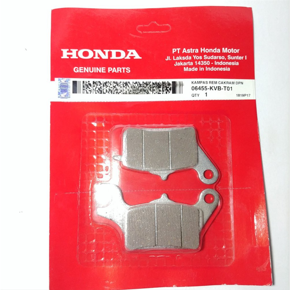 06455KVBT01 HONDA Padset depan Vario Beat Scoopy Kampas Rem Ori AHM