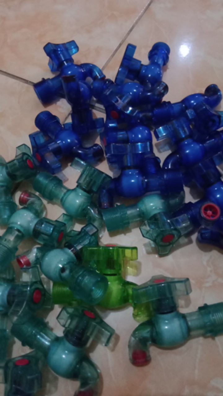 Keran Plastik Transparan 3/4 Inchi - Kran Air Bening