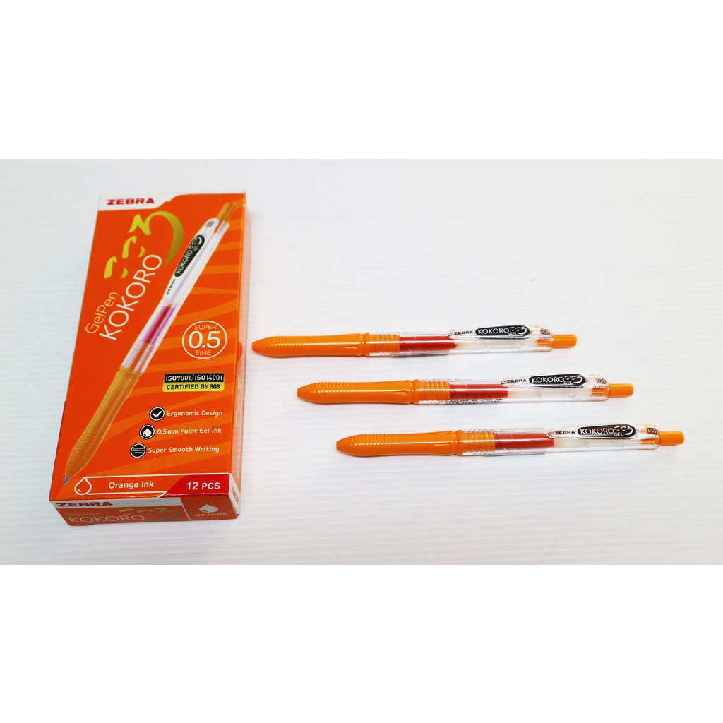 

Ballpoint Zebra Kokoro 0,5mm Warna Orange