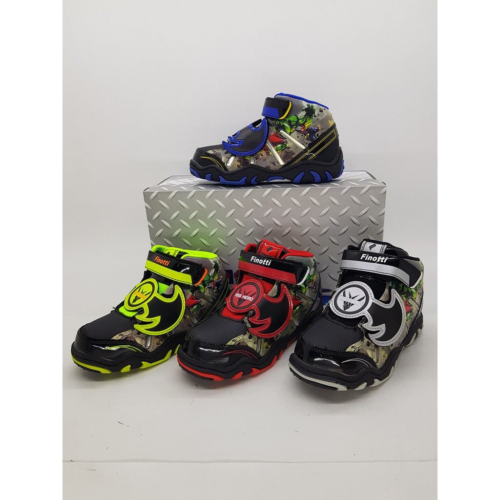 Sepatu boots anak laki top seller Finotti Big Hero 5 (ready 4 warna)