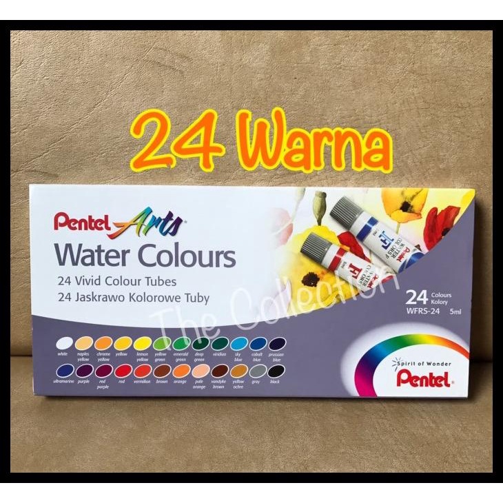 

BISA COD ATK0460PT 24 WARNA CAT AIR PENTEL WFRS 24 WATER COLOUR ART COLOR ARTS TERBAIK 11