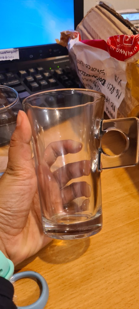 (6pcs) Gelas Kaca Gaiyo | Gelas Citinova Gaiyo | Gelas Kaca Murah | Gelas Cafe | Gelas Kopi | Gelas