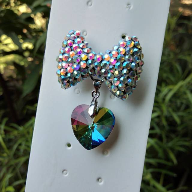 Bros Diamon Juntai Love Kristal Kw Swarovski
