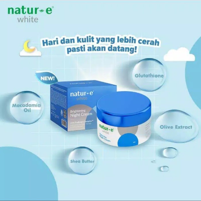 ORIGINAL Natur-E White Brightening Night Cream 30gr / Natur E / LEDI MART