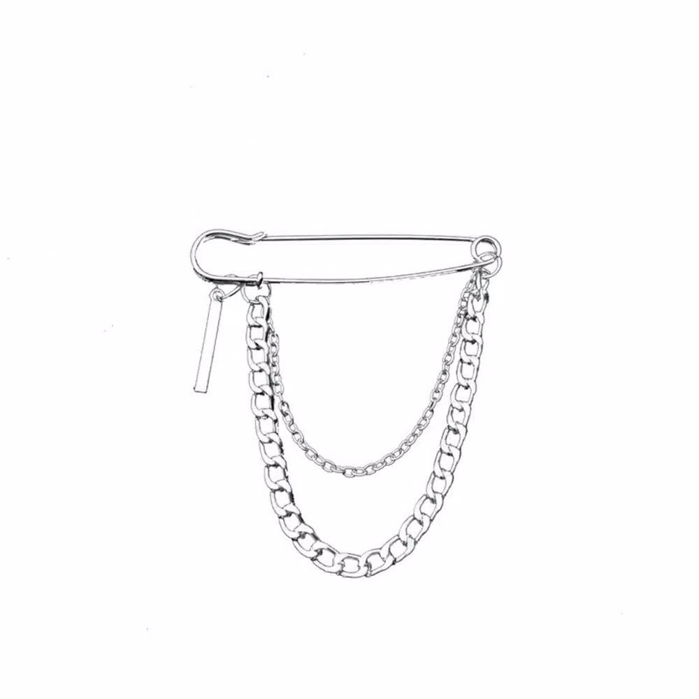 CH0020 - Bros Brooch Pin Rantai Pria Wanita Kpop Korea BTS EXO GOT7