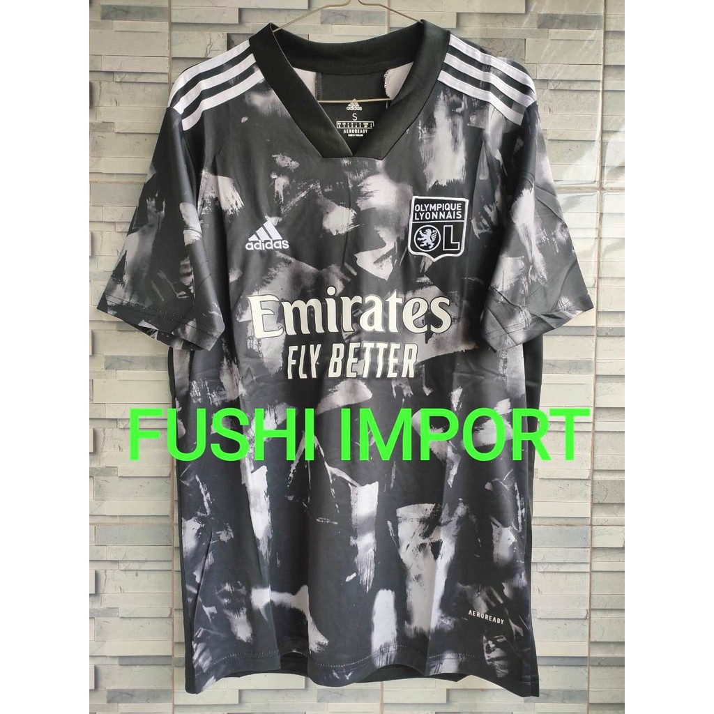 HQ JERSEY BOLA OLYMPIQUE LYON 3RD THIRD 2021-2022 GO HIGH QUALITY IMPORT