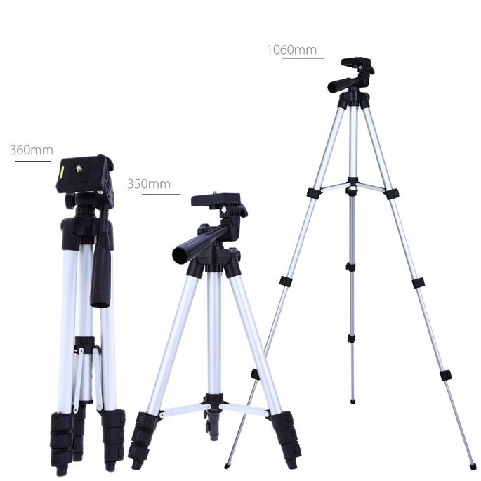 Tripod Profesional Kamera Digital Hp Handphone With Leveling Bubble