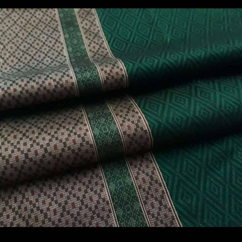 New !! Songket Hijau Botol Tenun Songket Hijau tua