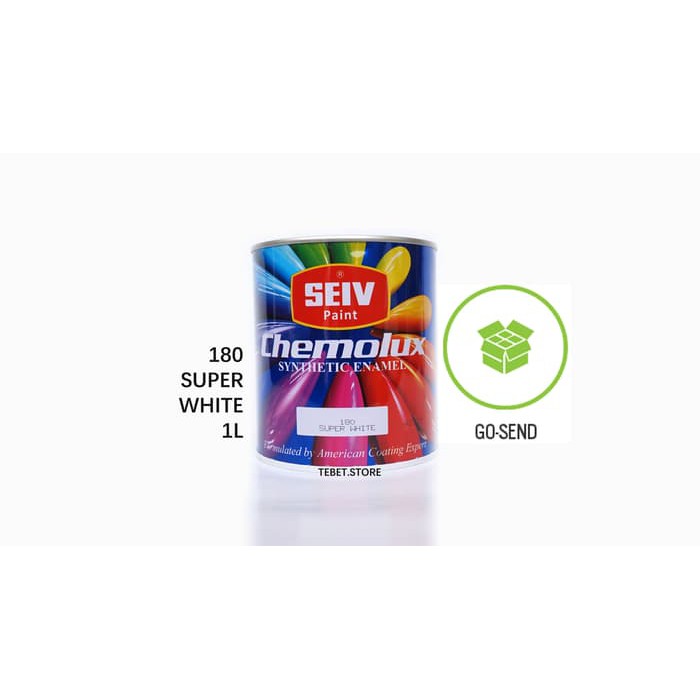 

CAT MINYAK UTK KAYU / BESI MERK SEIV WRN SUPER WHITE / PUTIH MENGKILAT