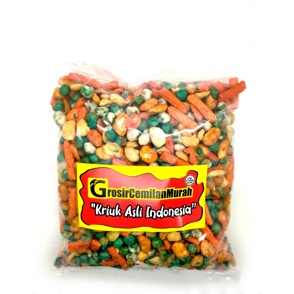 

Kacang Mix / Kacang Campur 5 Macam Kacang Jaipong 250 - 1000 Gram