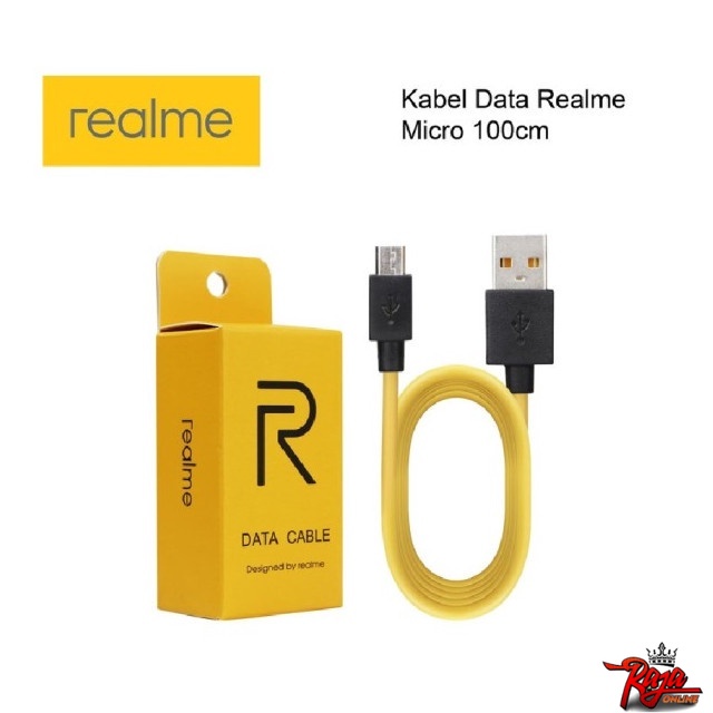 Kabel Data Realme Original 100% Support Fast Charging &amp; Super Vooc Fast Charging Original Micro USB