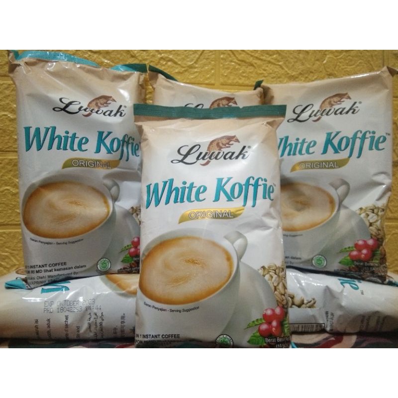 

KOPI LUWAK WHITE KOFFIE / LUWAK WHITE KOFFIE ORIGINAL / LUWAK WHITE RENCENG ISI 10sachet