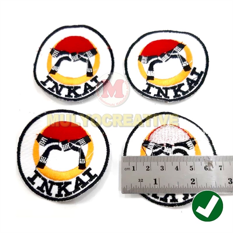Bordir Inkai - Bordir Logo Karate Inkai Indonesi - Bordir Logo Murah