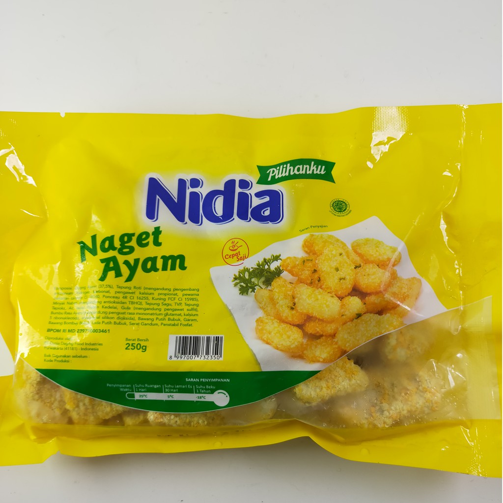 

Promo !! NIDIA NUGGET AYAM 250