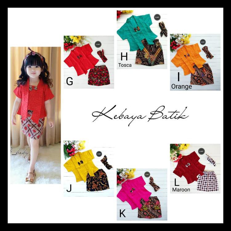 KEBAYA KUTUBARU ANAK | KEBAYA ANAK | KEBAYA BATIK ANAK UKURAN S