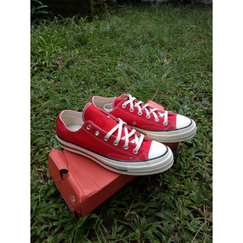 CONVERSE 70S LOW ENAMEL RED