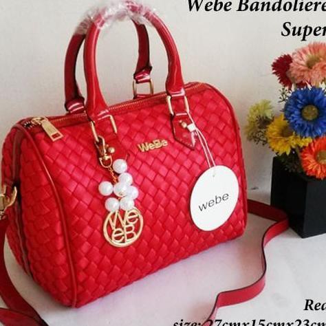 Webe Bandoliere Slingbag Import Tas Selempang Wanita Djamenashop