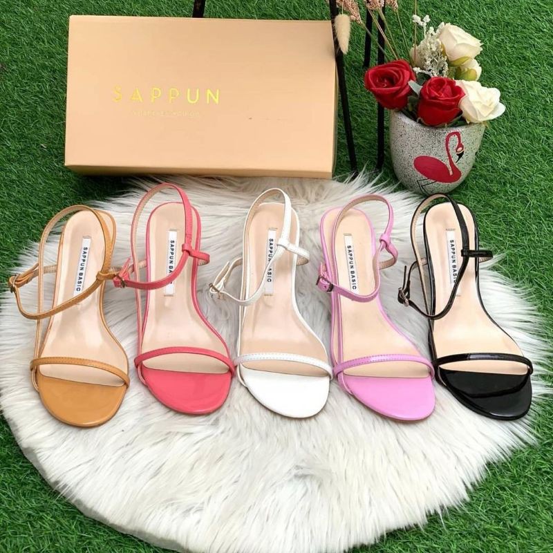 SANDAL Wanita Sappun Basic Premium Import