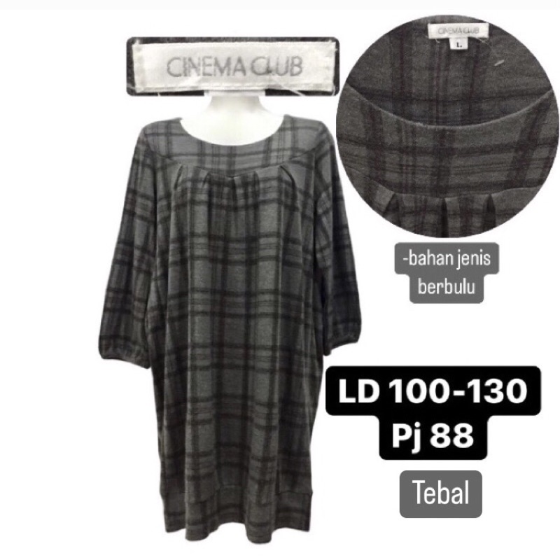 Baju tunik Cinema club preloved