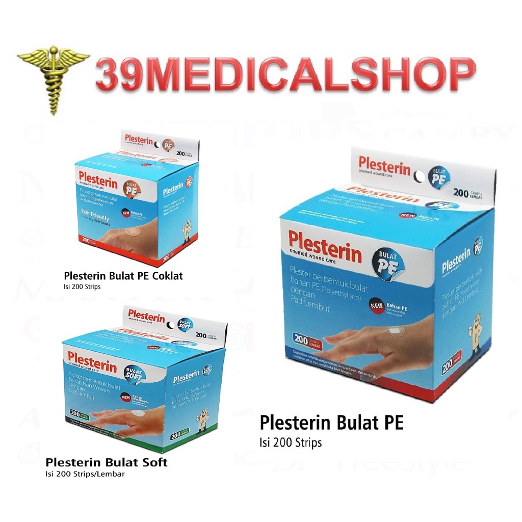 PLESTERIN BULAT PE ONEMED ISI 200 - PLESTER BULAT MURAH- PLESTERIN BULAT NON WOVEN