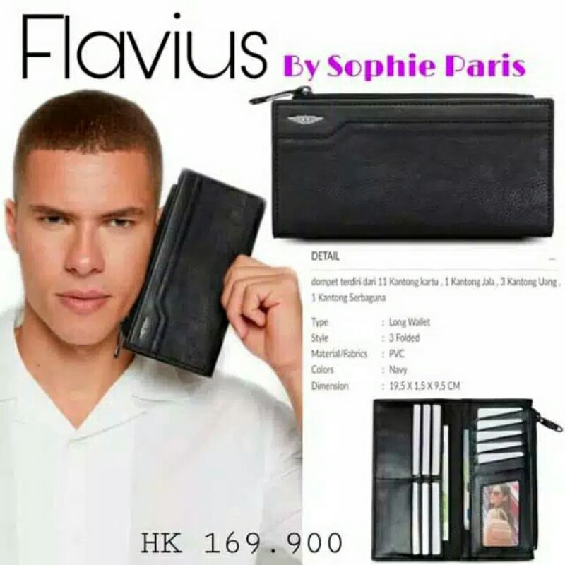 DOMPET FLAVIUS ALIVE SOPHIEMARTIN PARIS/DOMPET PRIA ORIGINAL
