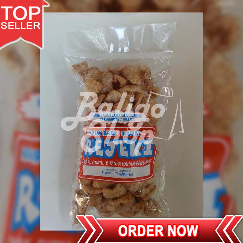 

Kerupuk Kulit Babi REJEKI 150gr Oleh Oleh Khas Bali kerupuk babi khas bali