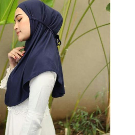 ➾ hijab instan khimar bergo maryam bahan kaos size M ●