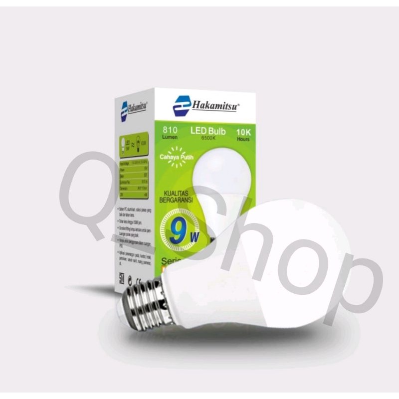 Lampu LED BULB Hakamitsu TREND 9 Watt