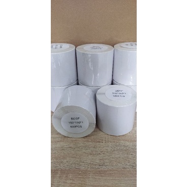 

Label Thermal 100 x 150 x 1 isi 500 pcs per roll - Grosir - 1 dus isi 24 roll