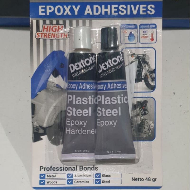

LEM BESI CAMPUR EPOXY DEXTONE 48 GRAM