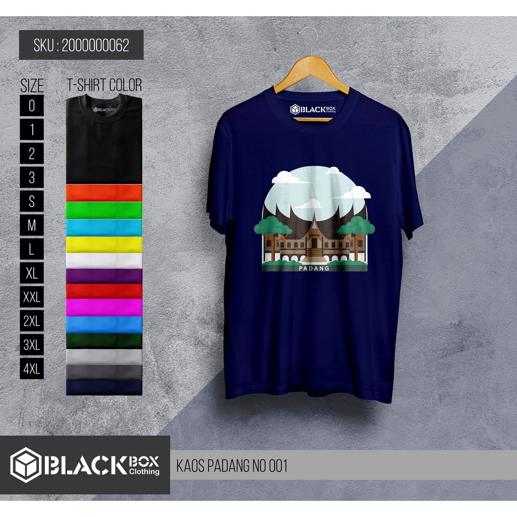 Kaos Kota Padang - TShirt Kota Padang - Kaos Baju Pakaian Kota Padang Premium Quality