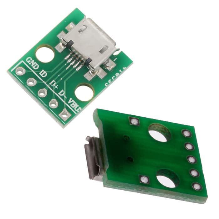 Mini USB to DIP Adapter Converter Pitch 2.54mm PCB Board 5 Pin Adaptor