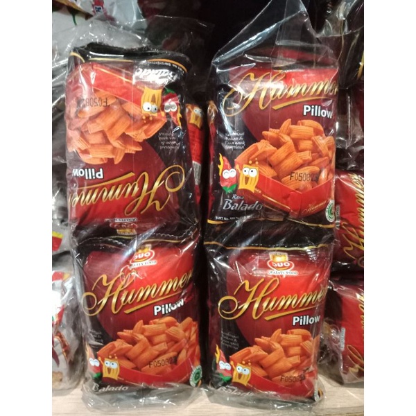 

Hummer Pillow Snack Rasa Balado 1 Pack 20 Pcs