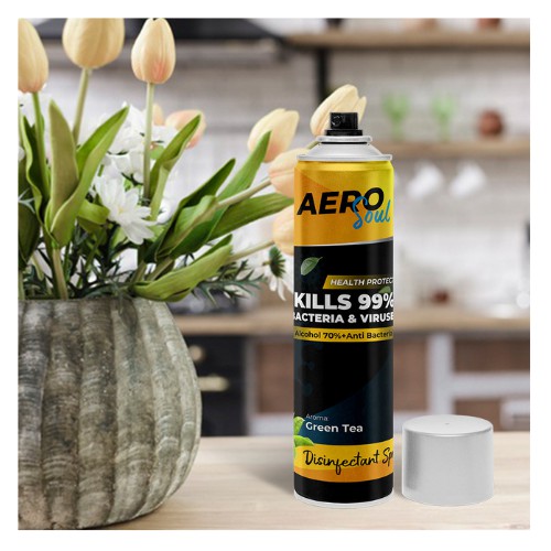 Aero Soul Disinfectan Antiseptic Antivirus Bactery 500 ml Tea 128101