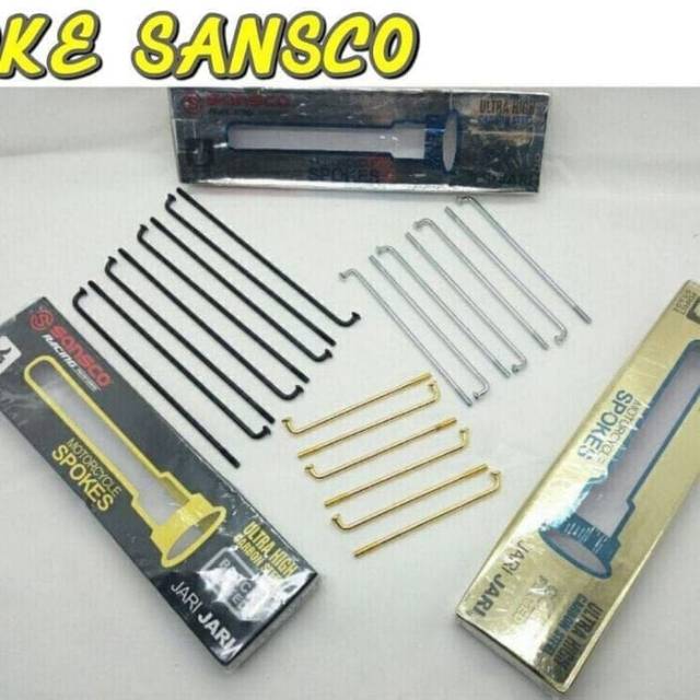 Ruji Jari Jari Sansco Gold Sepeda Motor Kuat Stabil Supra Sogun Revo CB CBR Satria
