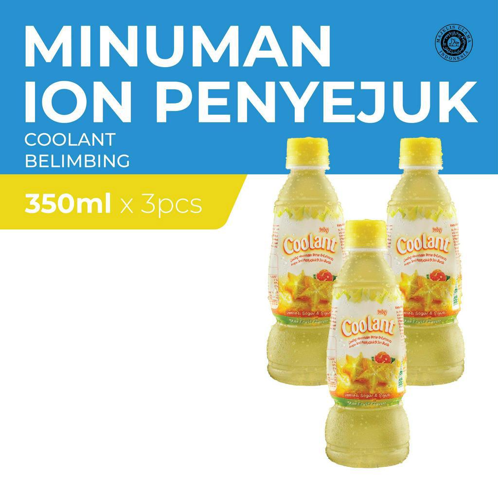 Coolant Minuman Ion Penyejuk Star Fruit 3 x 350ml