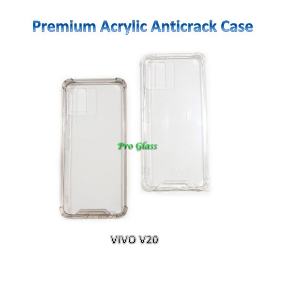 VIVO V20 / V20 SE Anticrack / Anti Crack / ACRYLIC Case Silicone Premium