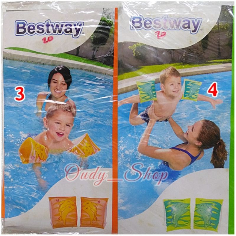 Kiddie Swim Ring Ban Pelampung Bulat dan Ban Pelampung Lengan Anak Bestway