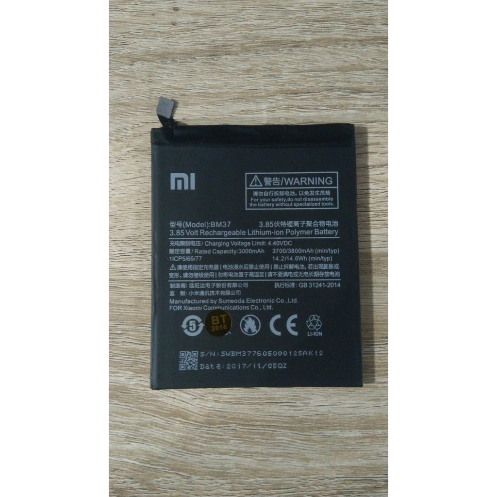 BATREI BATERAI BM37 Mi 5s Mi 5S Plus