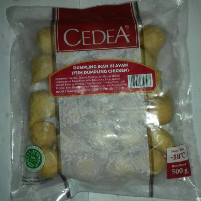 

Cedea fish dumpling chicken 500gr