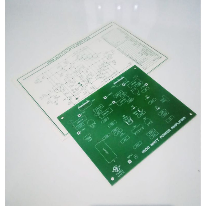 PCB Power Amplifier 1000W Mono Tanpa Tanding Tipe PA-003