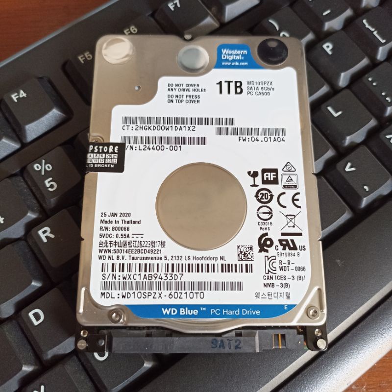 Hardisk 2 tb dan 1 tb laptop sata 2.5 inch